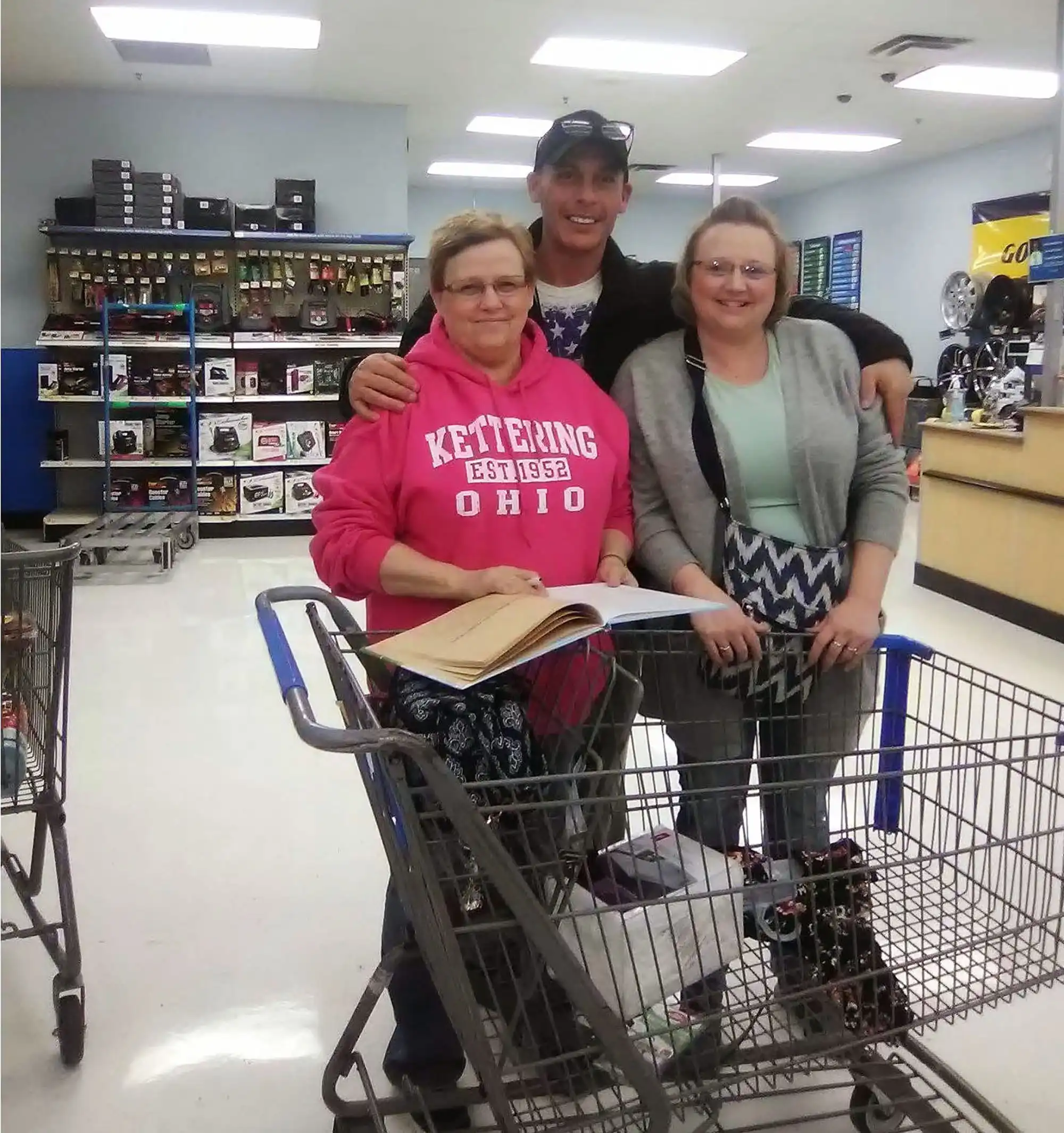 Book signing in Walmart's across the Nation, author David Haave gives the love, Ohio, USA.